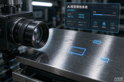 AI 视觉检测把细微划痕精准标出，质量稳定要「检得出、说得清、留得下」