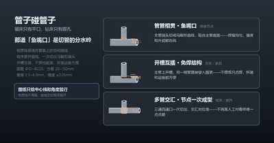 管子碰管子：那道「鱼嘴口」是锯床做不出来的